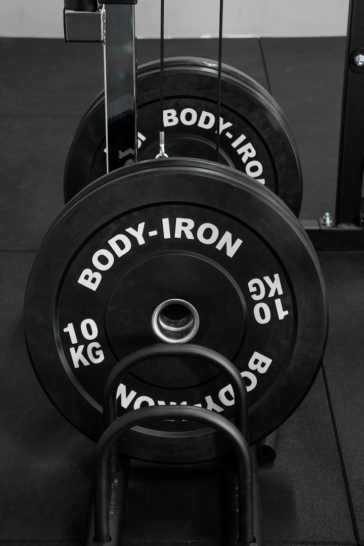 Body Iron SRL995 Squat Rack with Lat Pulldown & Seated Row