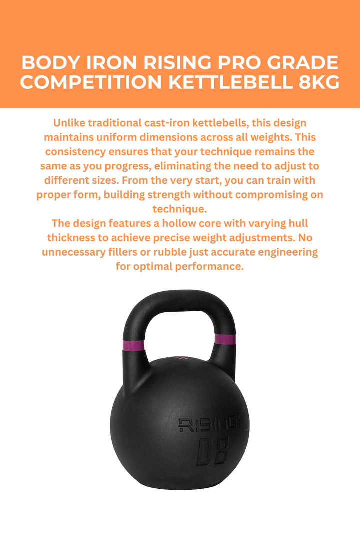 Body Iron Rising Pro Grade Competition Kettlebell 8kg