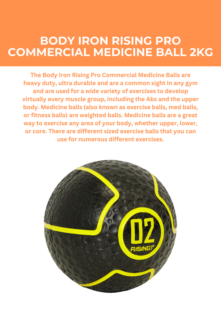 Body Iron Rising Pro Commercial Medicine Ball 2KG