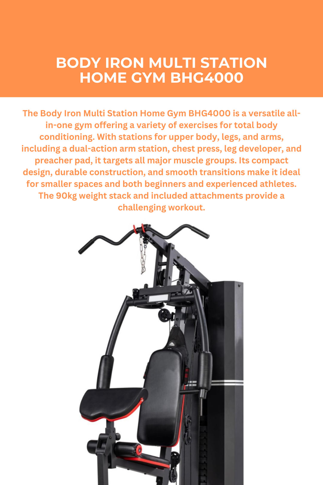 Body Iron Multi Station Home Gym BHG4000