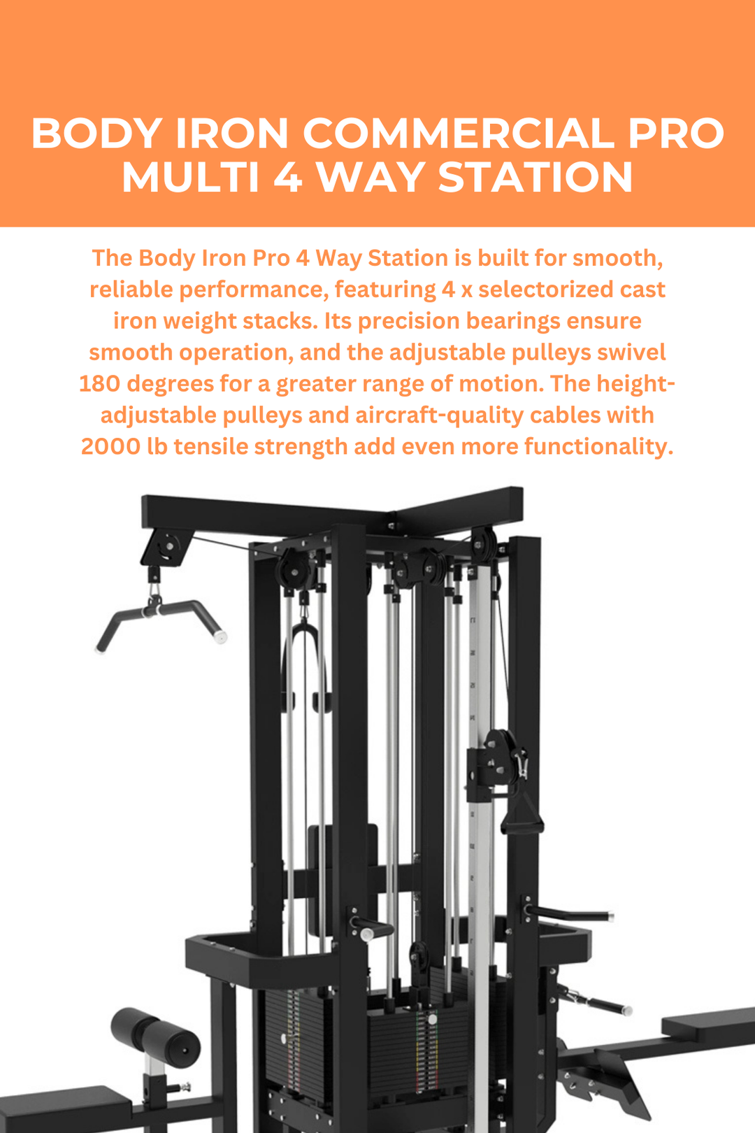 Body Iron Commercial Pro Multi 4 Way Station
