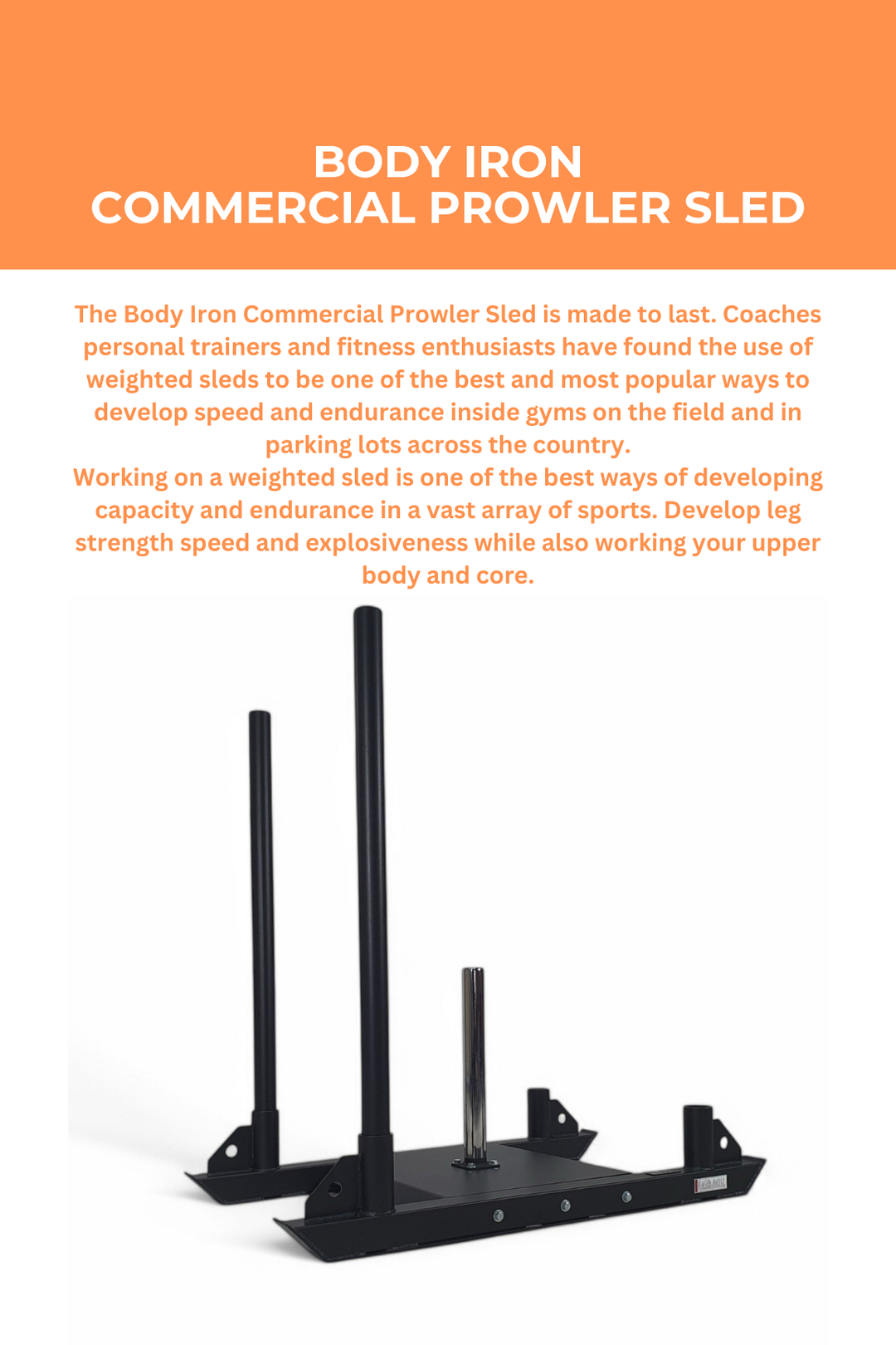 BodyIron® Commercial Prowler Sled