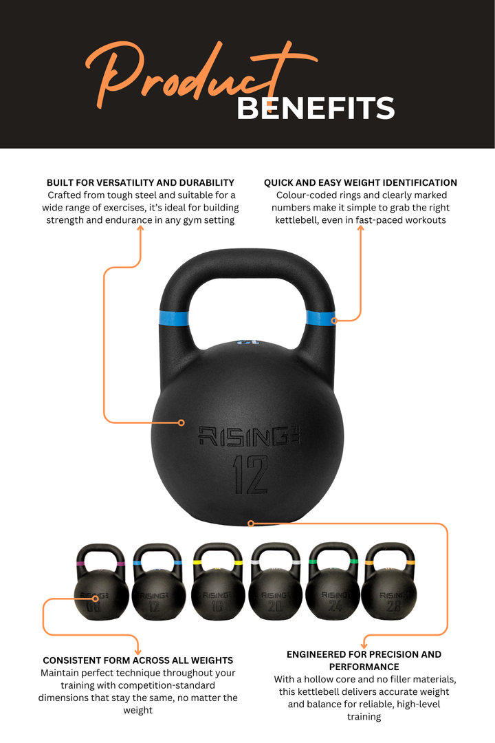 Body Iron Rising Pro Grade Competition Kettlebell 12kg