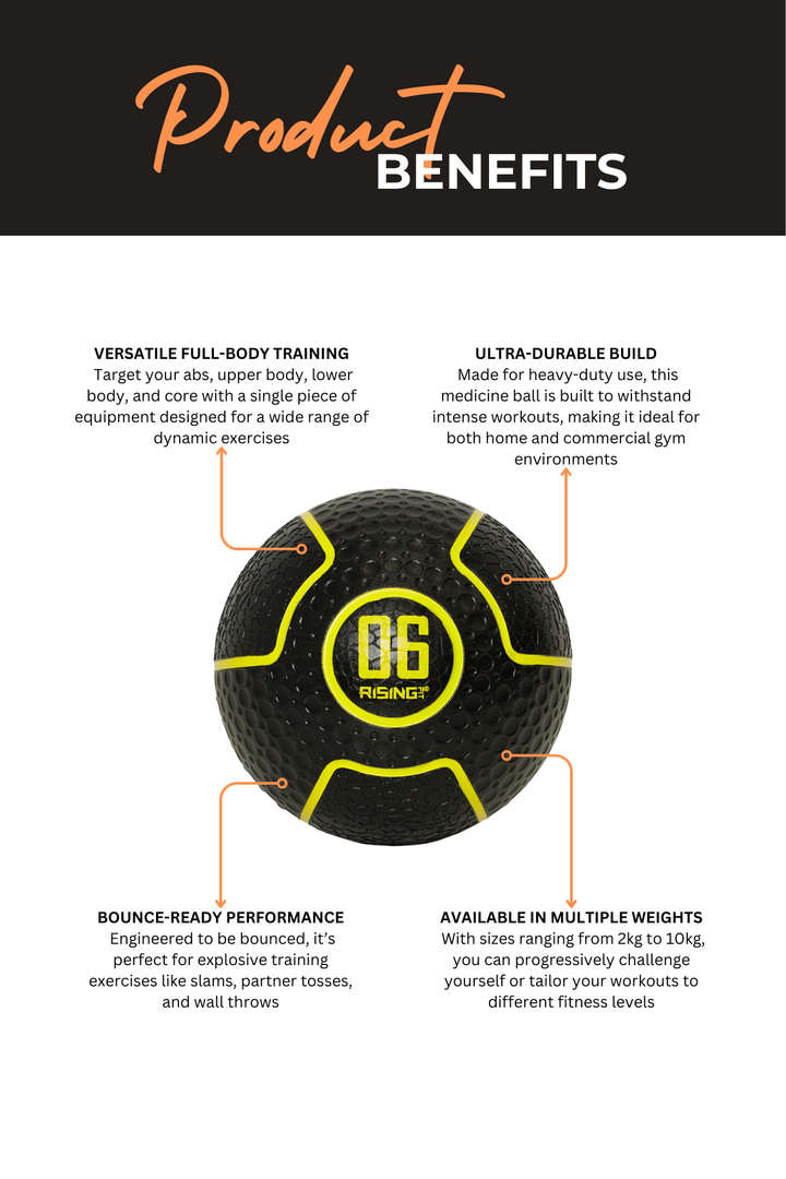 Body Iron Rising Pro Commercial Medicine Ball 6KG