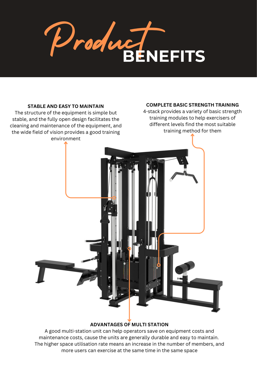 Body Iron Commercial Pro Multi 4 Way Station