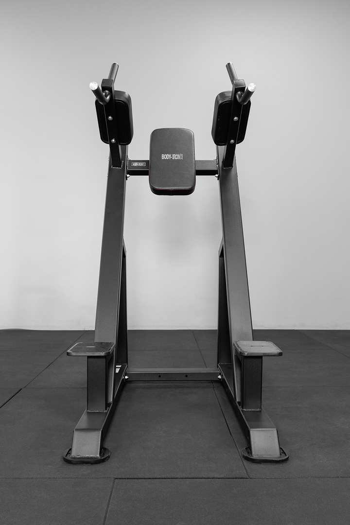 Body Iron Commercial Pro Knee Raise Dip Station
