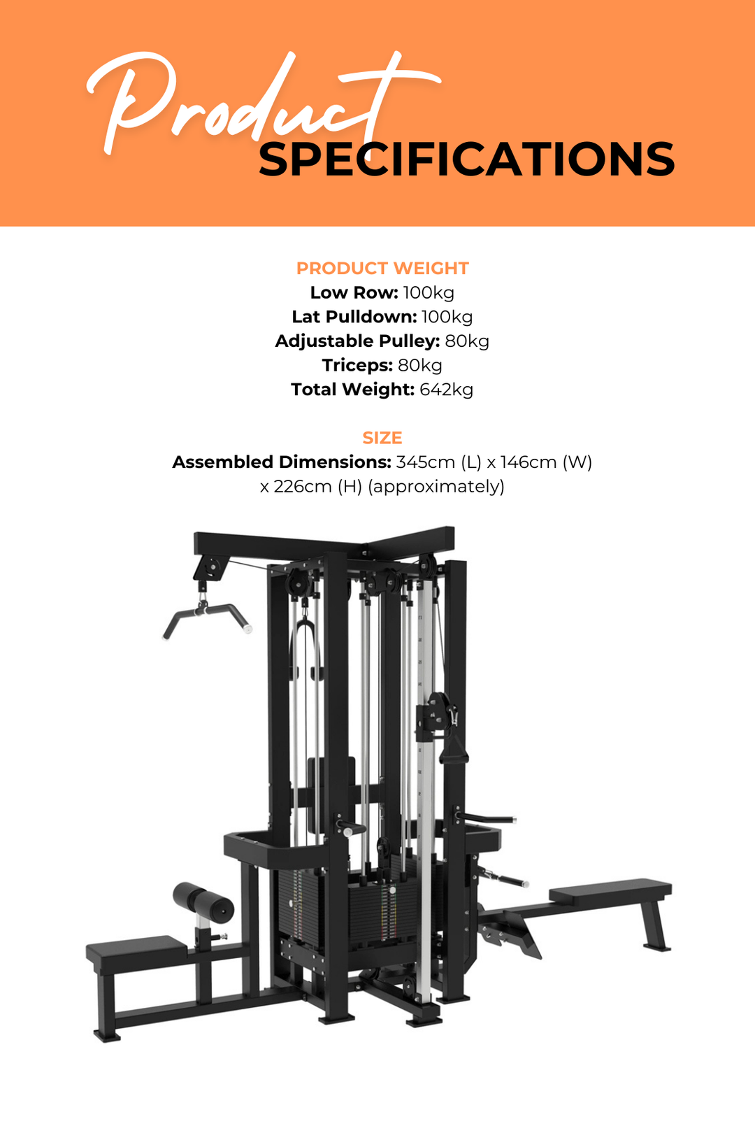 Body Iron Commercial Pro Multi 4 Way Station