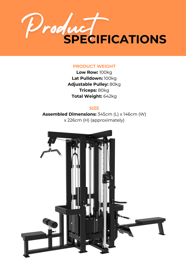 Body Iron Commercial Pro Multi 4 Way Station