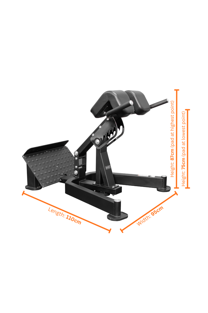 BodyIron Commercial Roman Chair & Hyperextension Bench