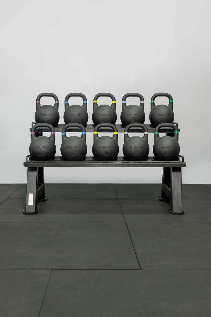Body Iron Commercial Kettlebell Rack (2 Trays)