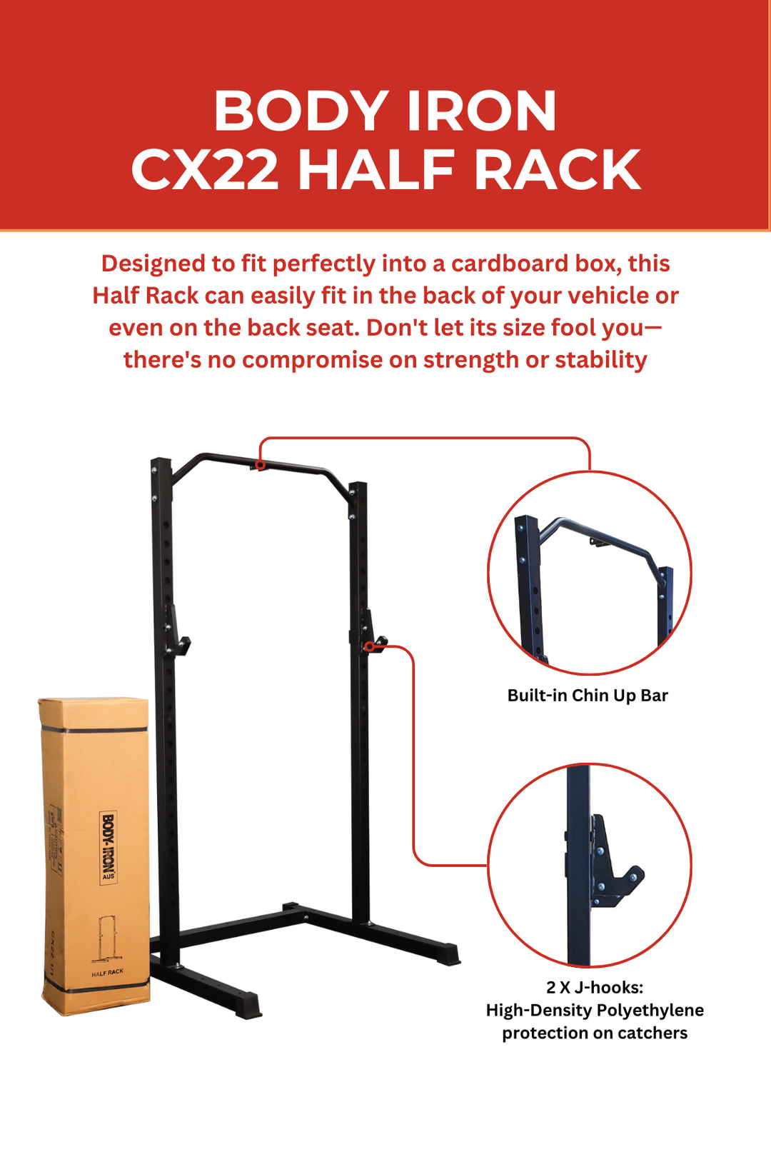 Body iron half rack best sale