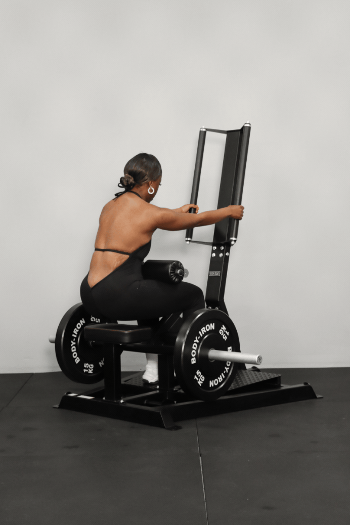 BODY IRON COMMERCIAL STANDING HIP THRUST MACHINE