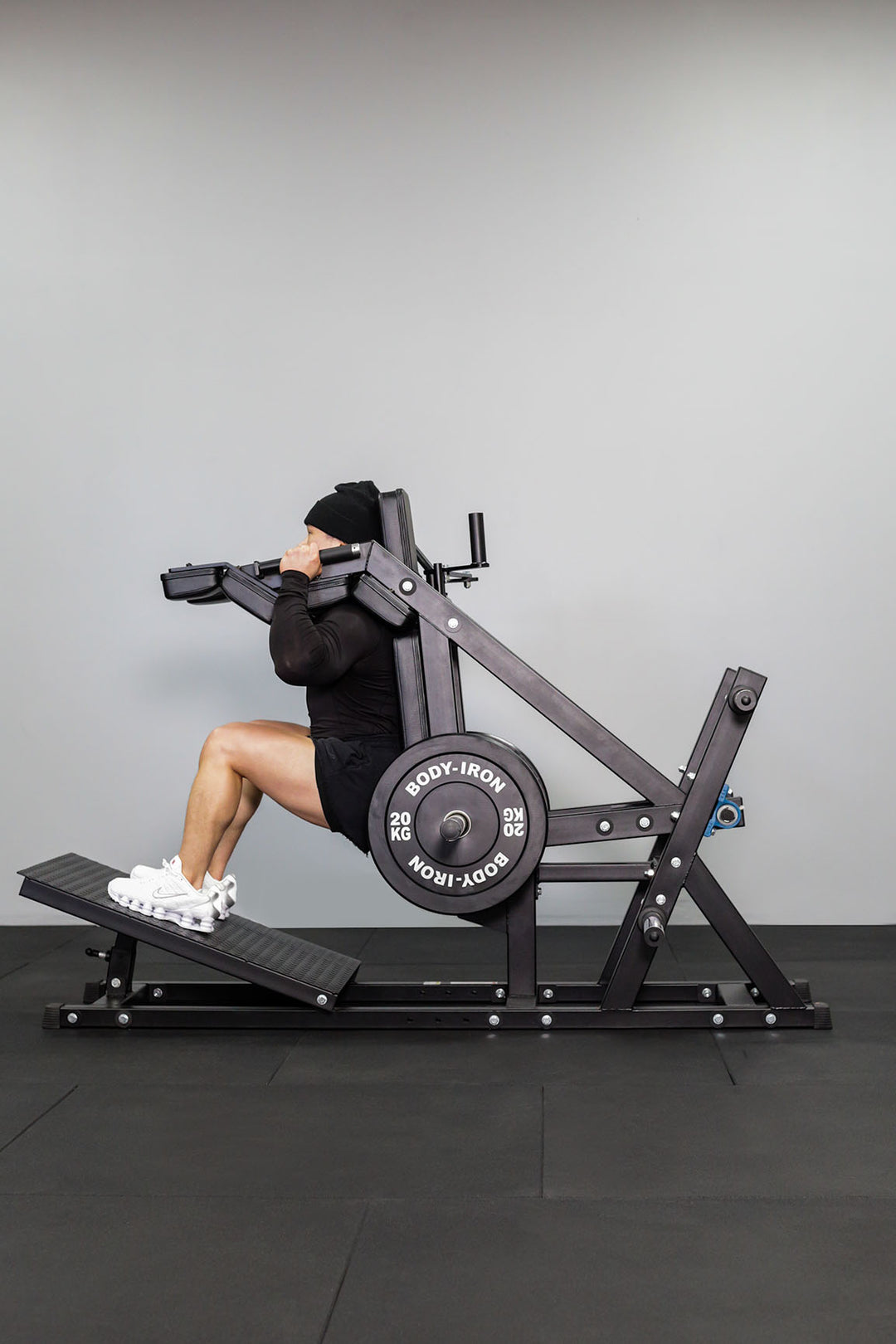 Body Iron Front Squat & Hack Squat Machine Commercial V2