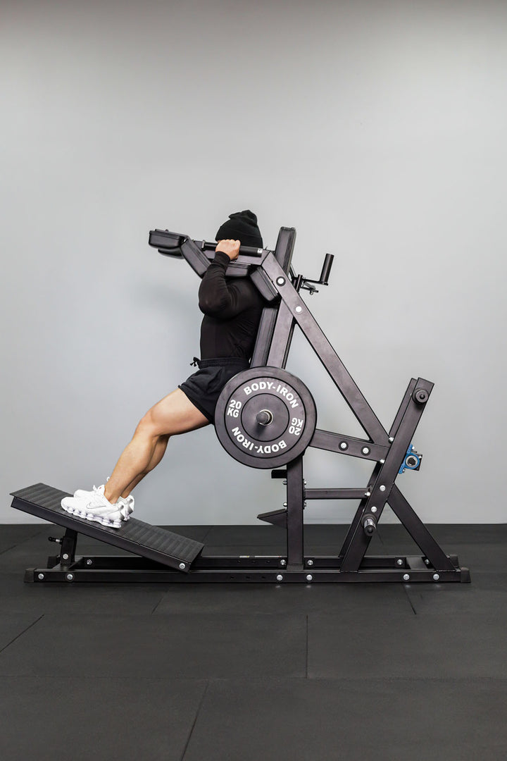 Body Iron Front Squat & Hack Squat Machine Commercial V2