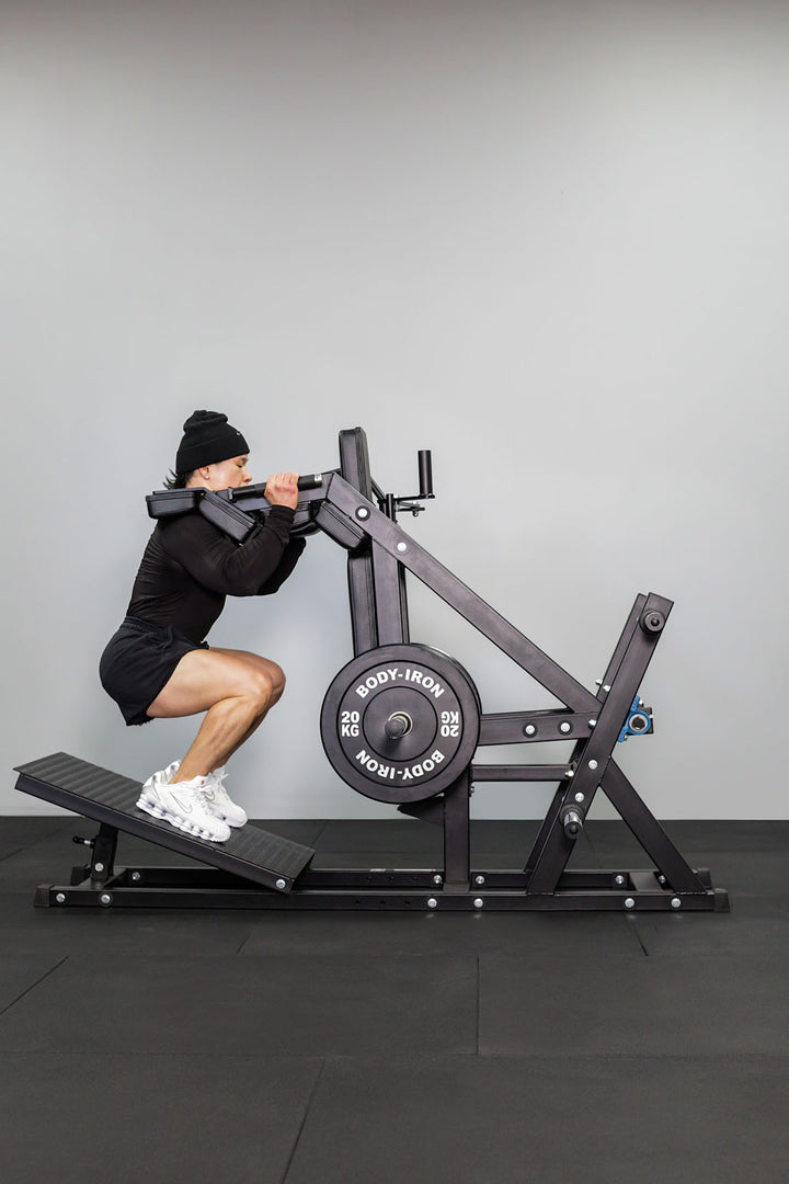 Body Iron Front Squat & Hack Squat Machine Commercial V2