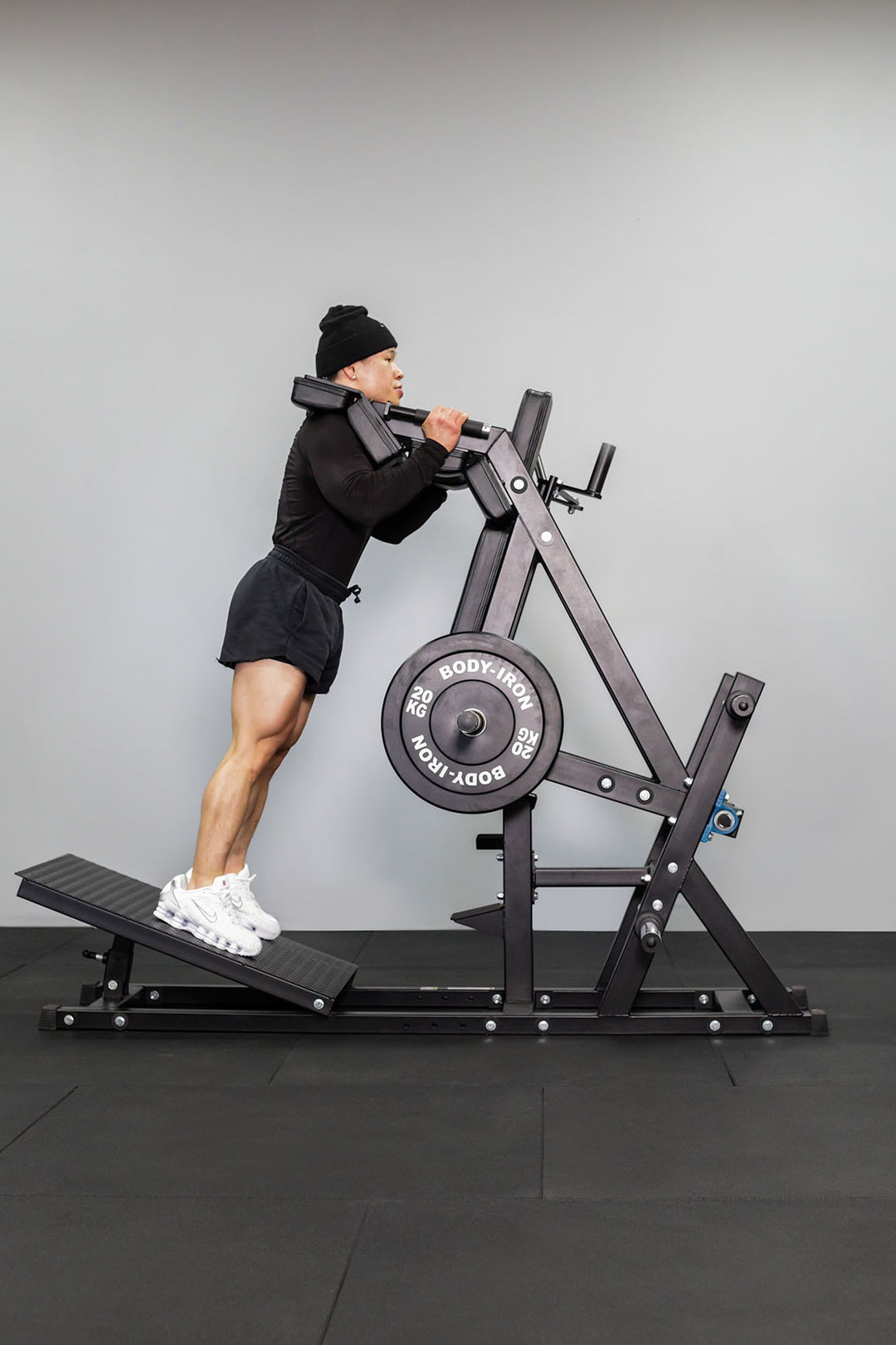 Body Iron Front Squat & Hack Squat Machine Commercial V2