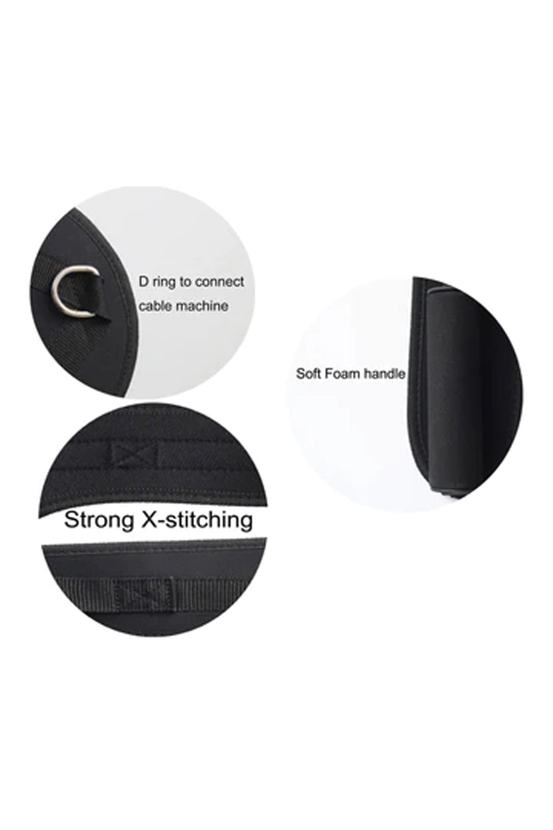 Body Iron Ab Crunch Strap Cable Attachment