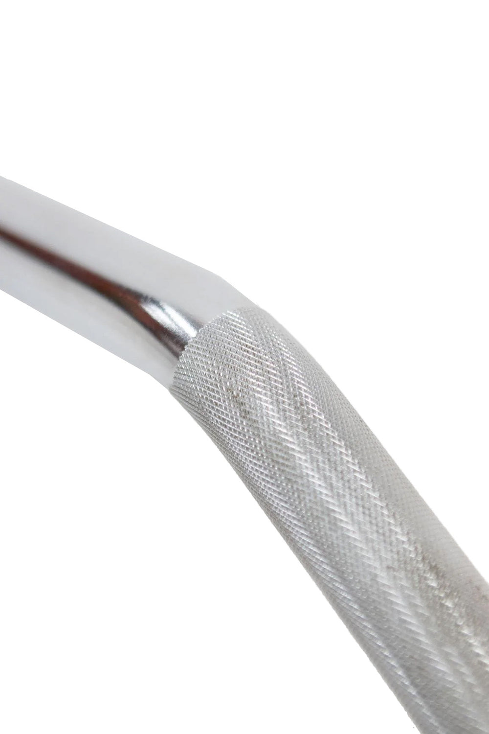ez curl bar handle and knurl