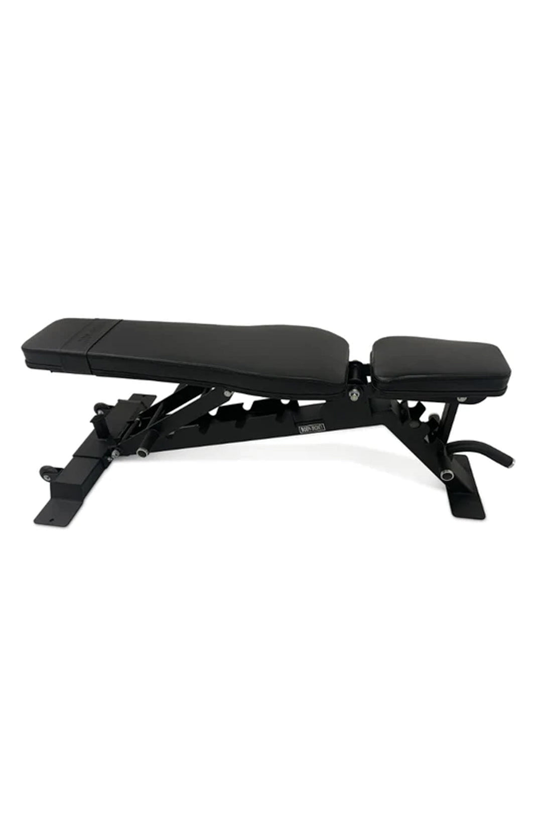 black FID bench in flat position