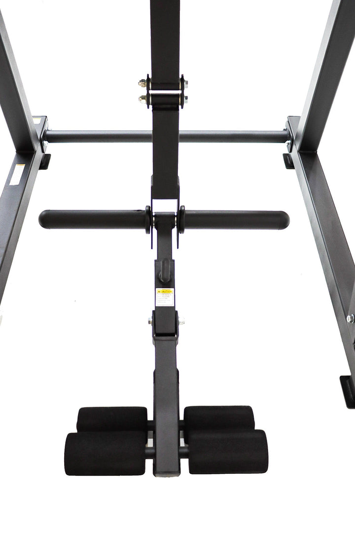 Reverse Hyperextension foot pads and weight holder