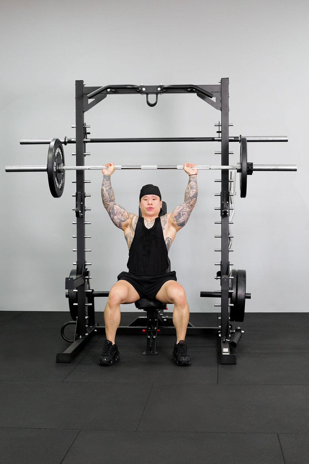 Body Iron Smith Machine Half Rack