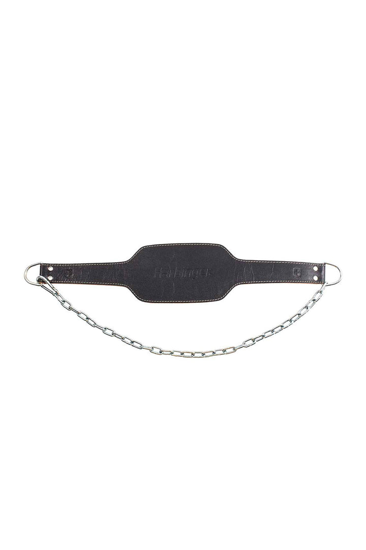 Harbinger Leather Dip Belt With Chain