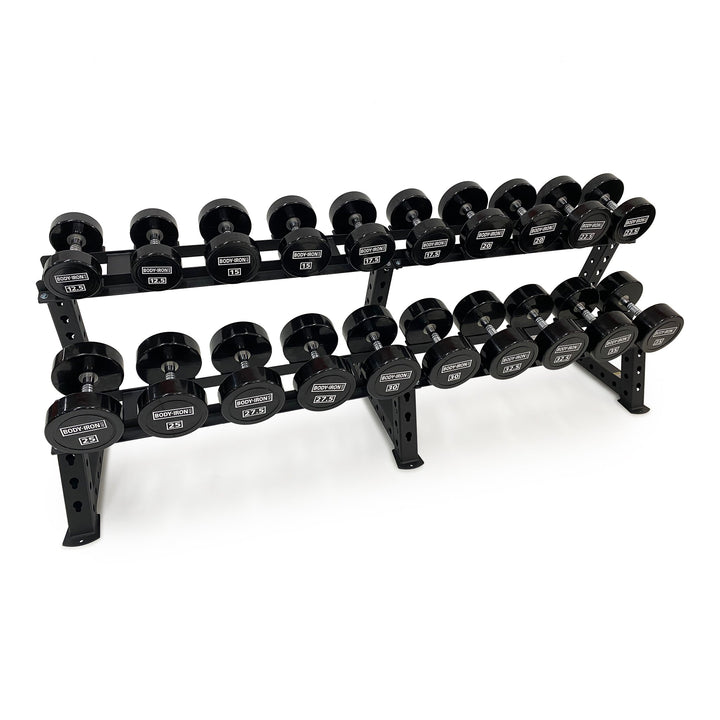 Body Iron 475 kg Commercial Club CPU Dumbbell Set with Optional Rack