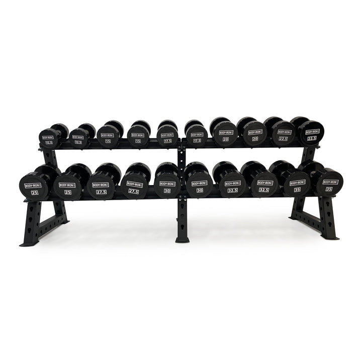 Body Iron 475 kg Commercial Club CPU Dumbbell Set with Optional Rack