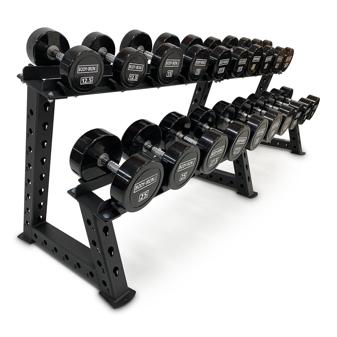 Body Iron 475 kg Commercial Club CPU Dumbbell Set with Optional Rack