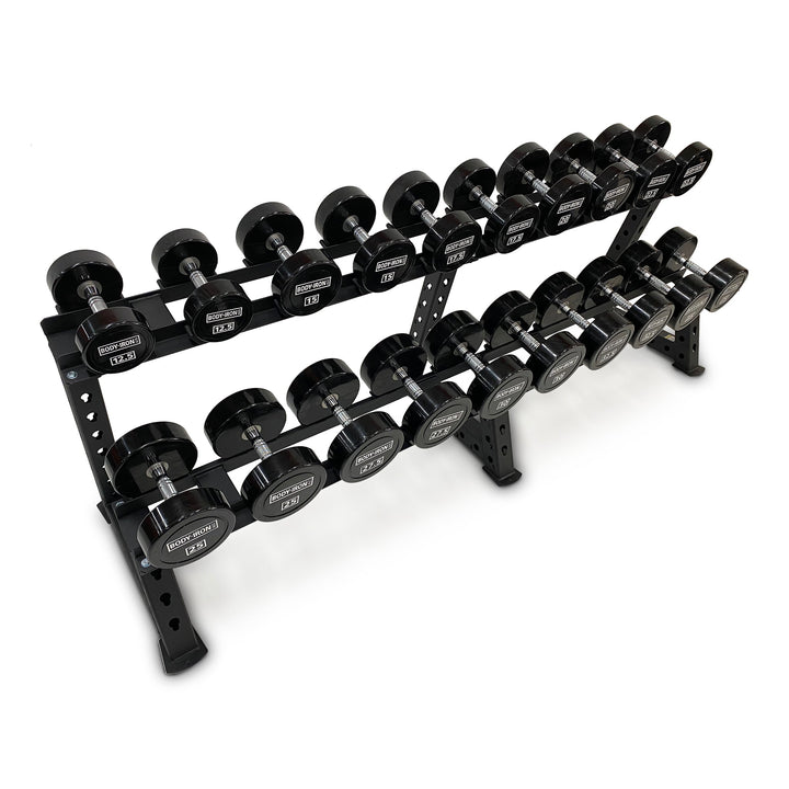 Body Iron 475 kg Commercial Club CPU Dumbbell Set with Optional Rack