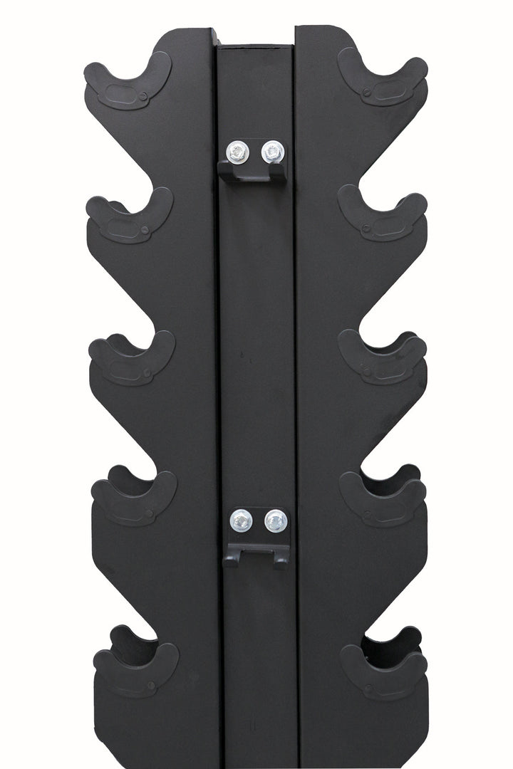 Body Iron Commercial Vertical Hex Dumbbell Rack 10 Pairs