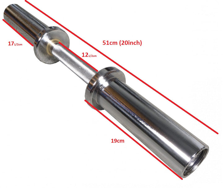 Body Iron Olympic Dumbbell Handle (Single)